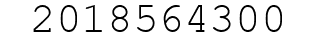 Number 2018564300.