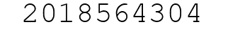 Number 2018564304.