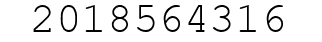 Number 2018564316.