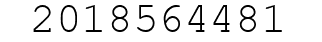 Number 2018564481.