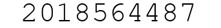 Number 2018564487.