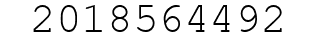 Number 2018564492.