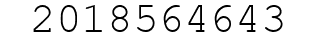 Number 2018564643.
