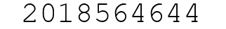 Number 2018564644.