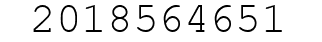 Number 2018564651.