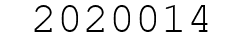 Number 2020014.