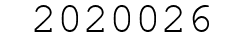 Number 2020026.