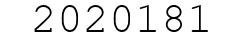 Number 2020181.