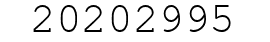 Number 20202995.