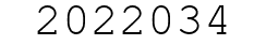Number 2022034.