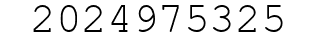 Number 2024975325.