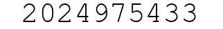 Number 2024975433.
