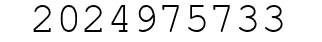 Number 2024975733.