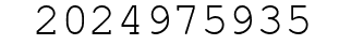 Number 2024975935.