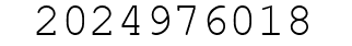 Number 2024976018.