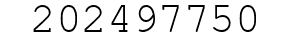 Number 202497750.