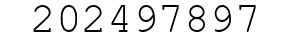 Number 202497897.