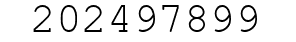 Number 202497899.