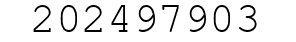 Number 202497903.
