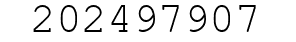 Number 202497907.
