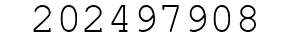 Number 202497908.