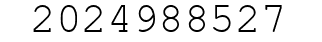 Number 2024988527.