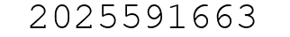 Number 2025591663.