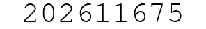 Number 202611675.