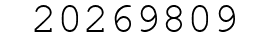 Number 20269809.