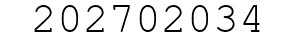 Number 202702034.