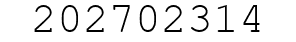 Number 202702314.