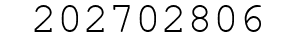 Number 202702806.