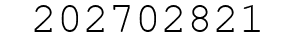 Number 202702821.