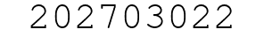 Number 202703022.