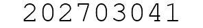 Number 202703041.