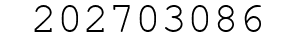 Number 202703086.