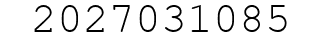 Number 2027031085.