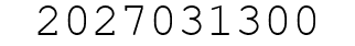 Number 2027031300.