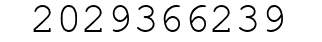Number 2029366239.