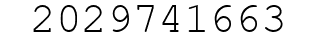 Number 2029741663.