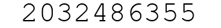 Number 2032486355.