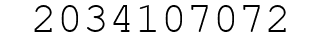 Number 2034107072.