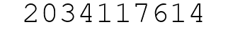 Number 2034117614.