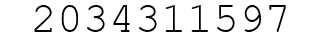 Number 2034311597.