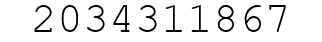 Number 2034311867.