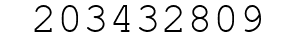 Number 203432809.