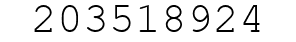 Number 203518924.