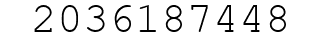 Number 2036187448.