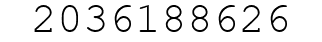 Number 2036188626.