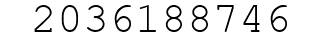 Number 2036188746.